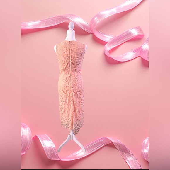 Sharagano Lace Dress Size 4 - Picture 2 of 2